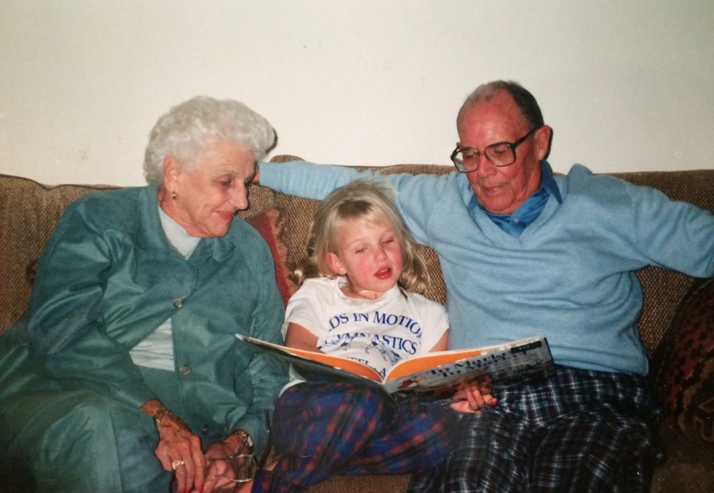 Reading with Grandpa